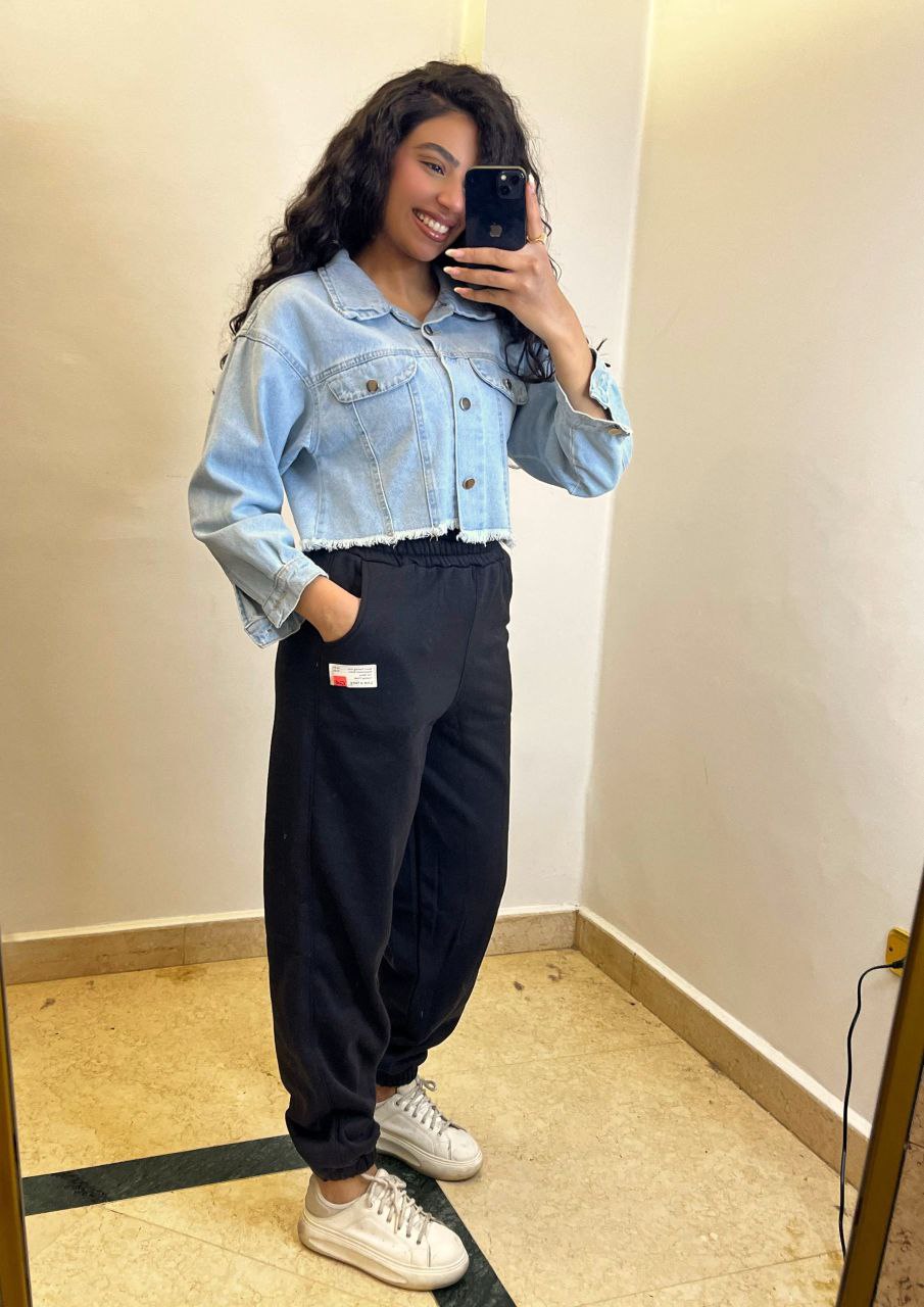 Elastic Hem Harem Pants