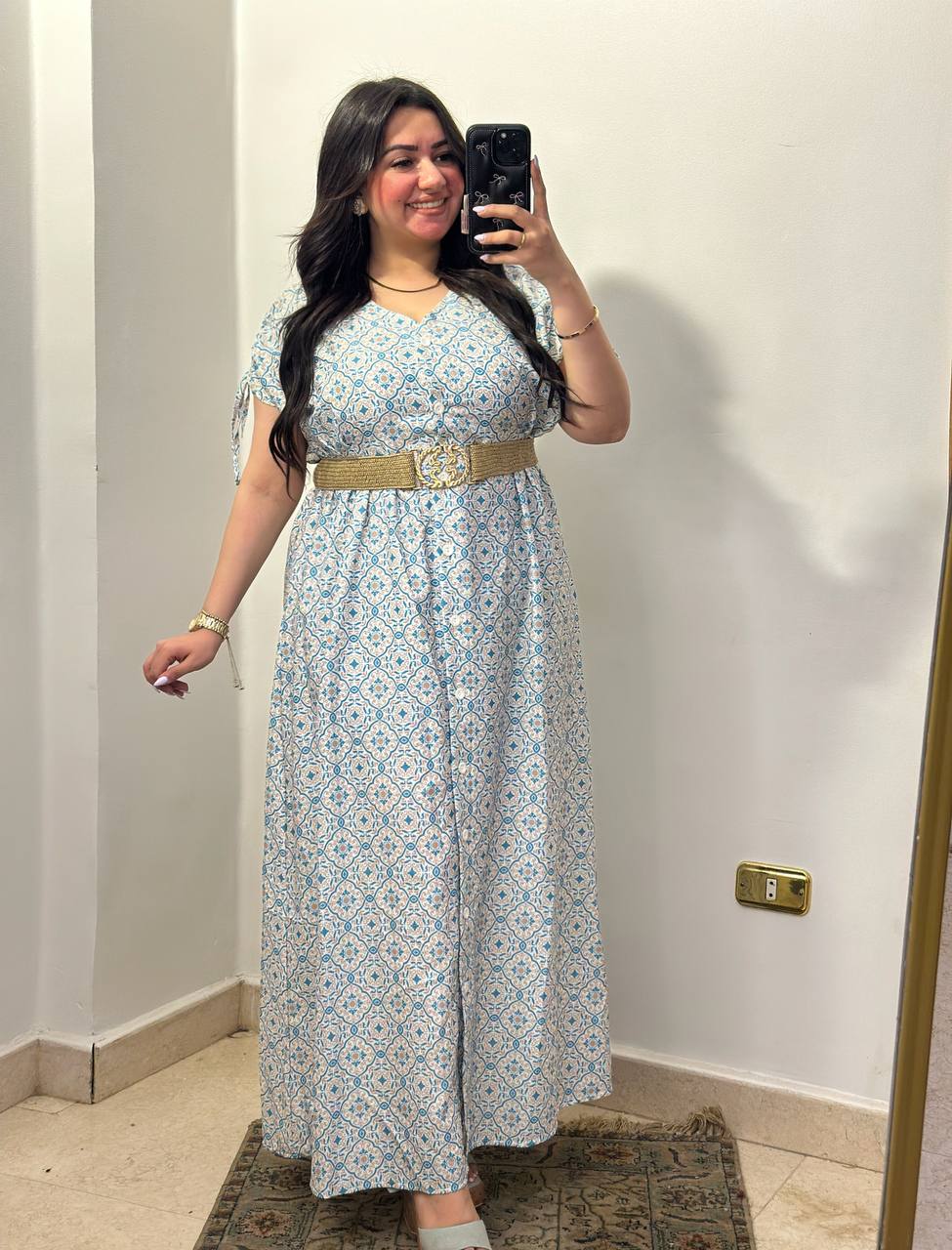 Printed Maxi Dress