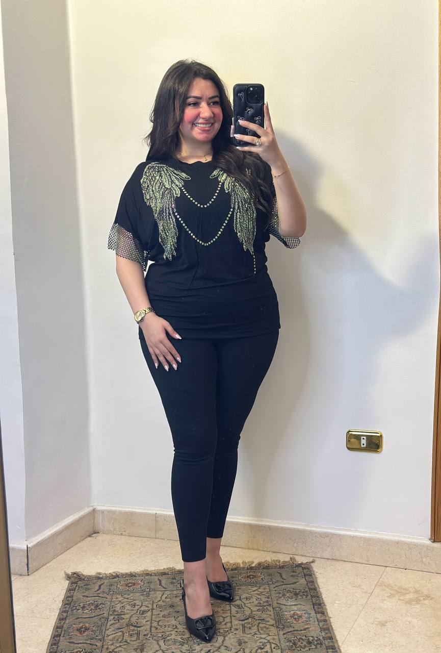 The "Heavenly Shine" Statement Blouse