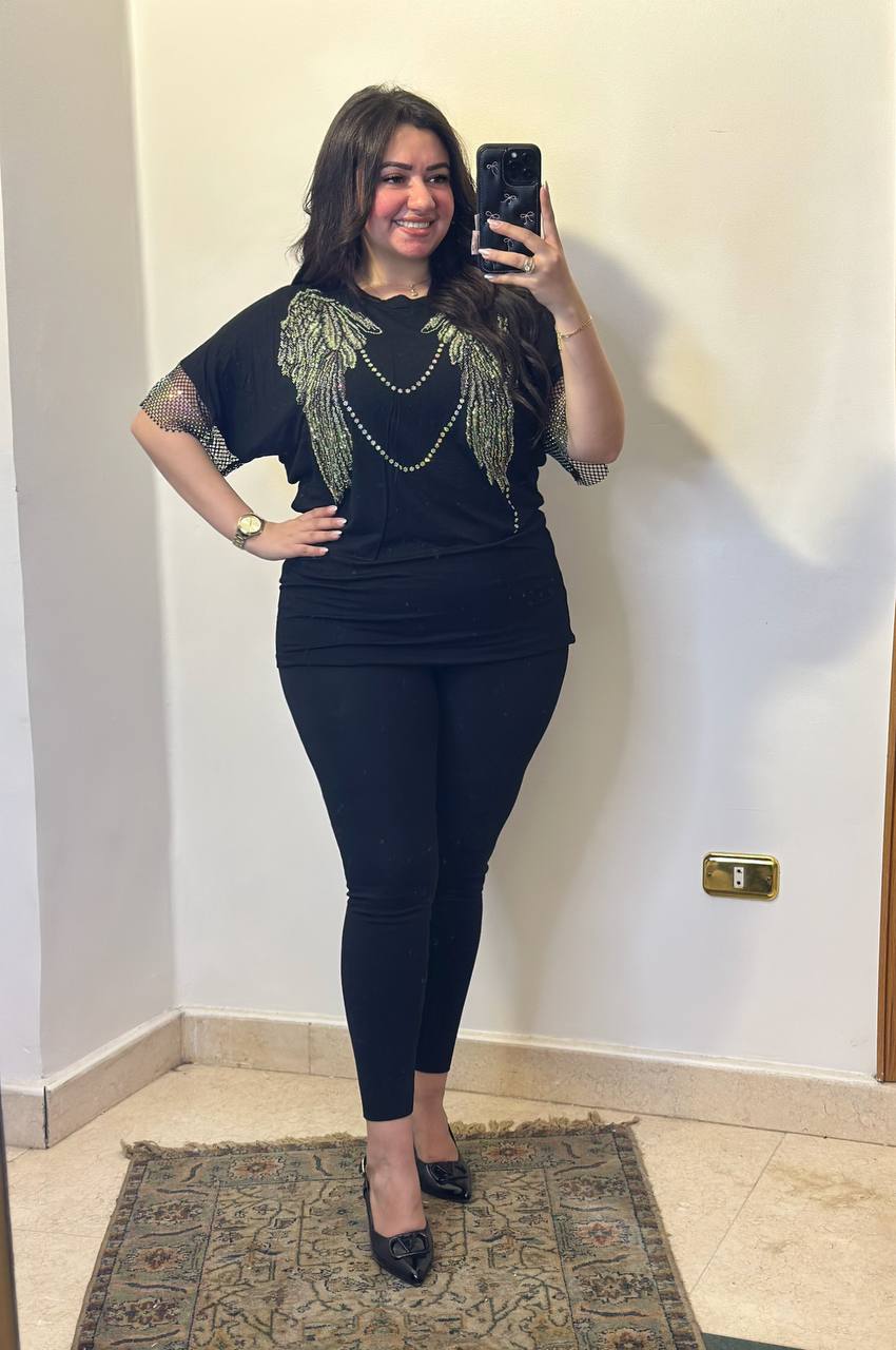 The "Heavenly Shine" Statement Blouse