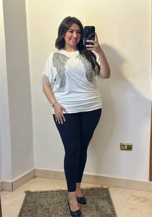 The "Heavenly Shine" Statement Blouse