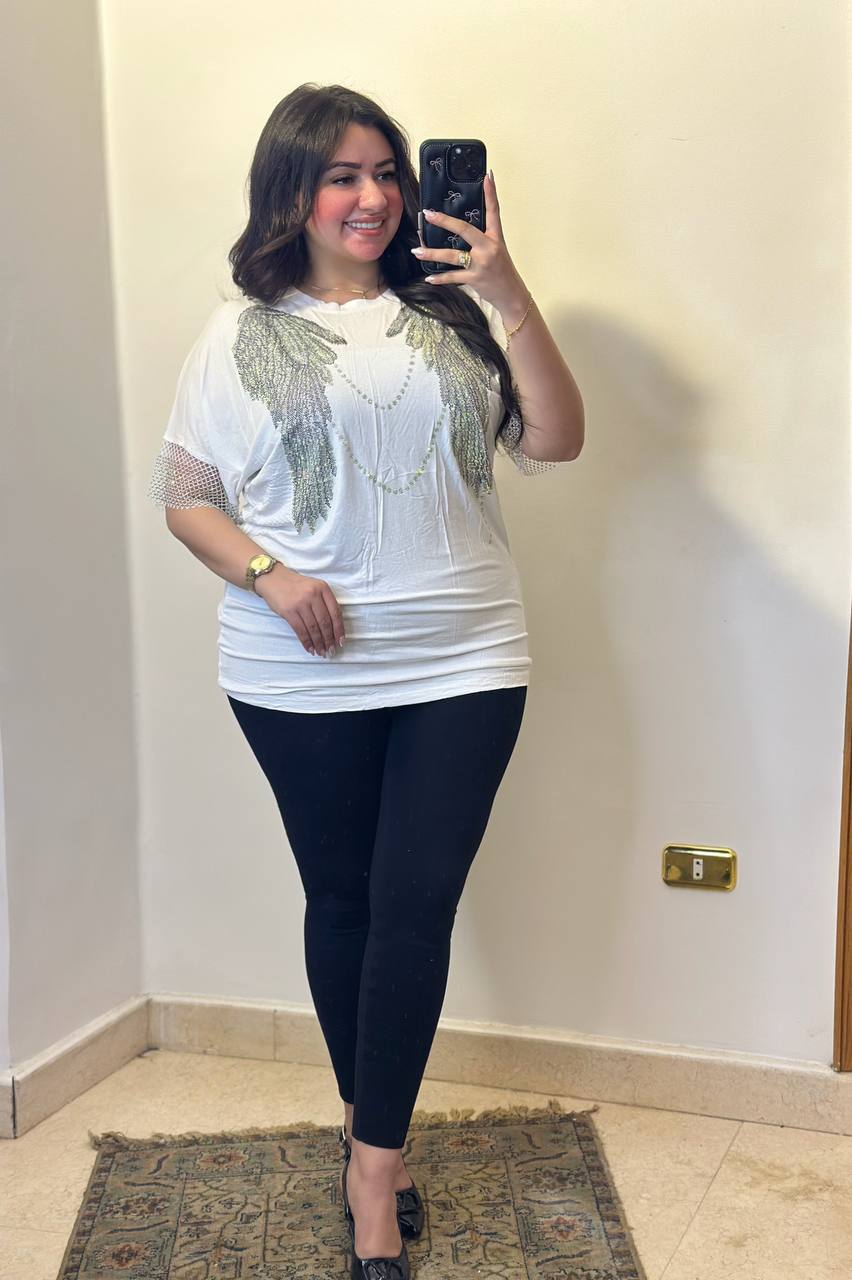 The "Heavenly Shine" Statement Blouse
