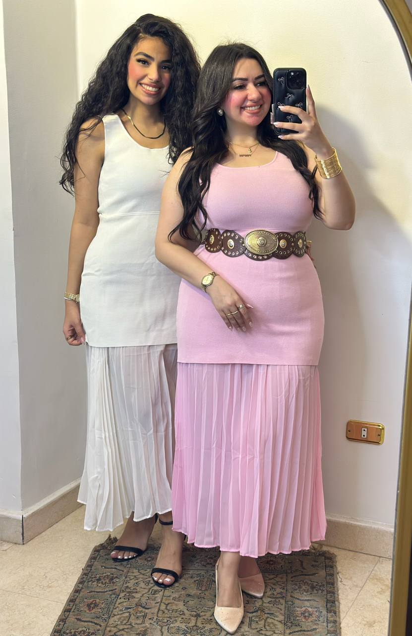 The Pleated Sun-Glow Maxi