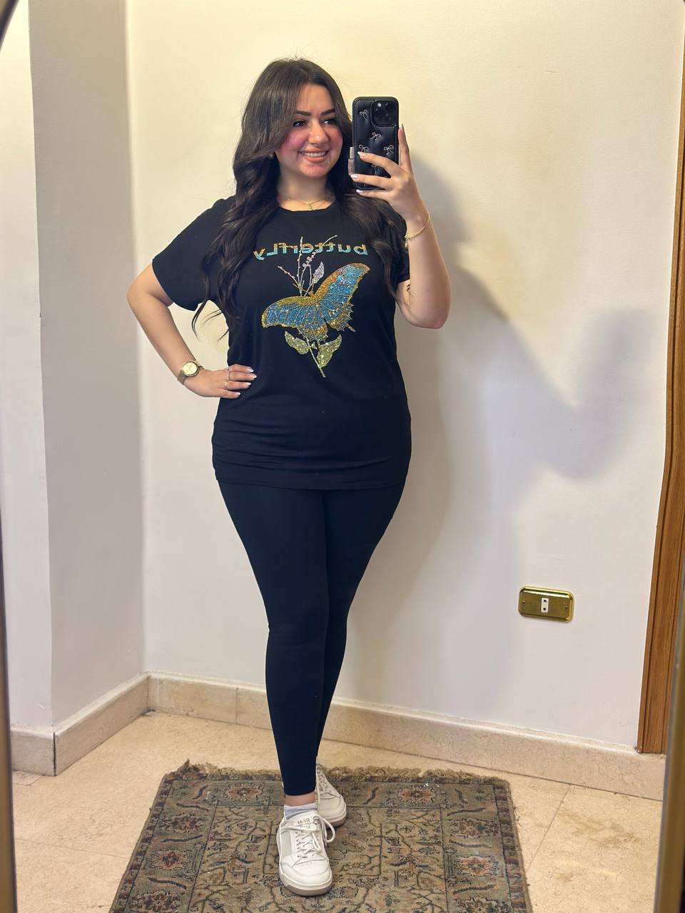 Sparkling Butterfly Graphic Tee