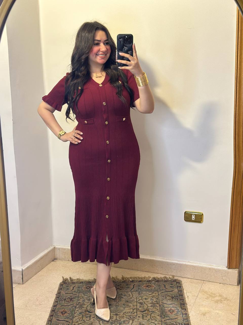 The Imported Ribbed Midi