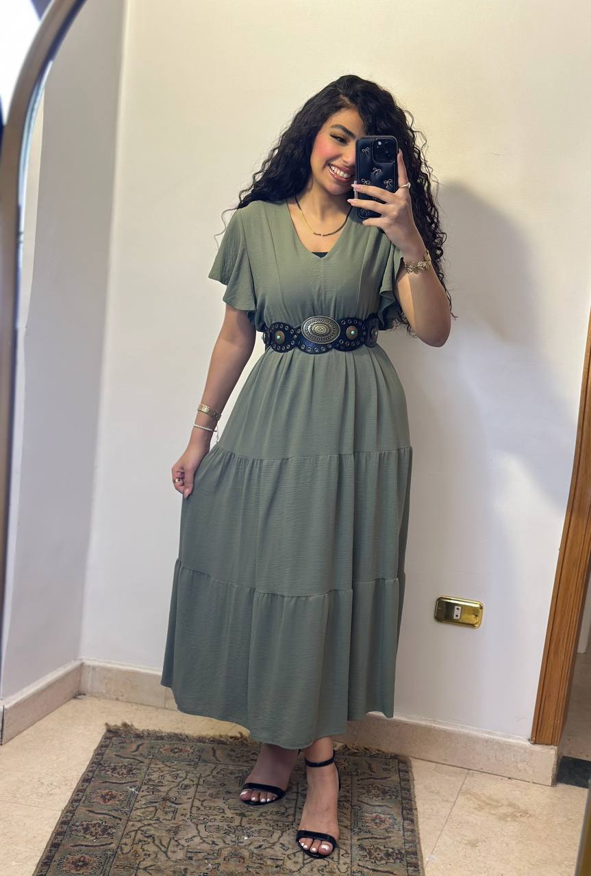 Bohemian Tiered Maxi Dress – Effortless Elegance