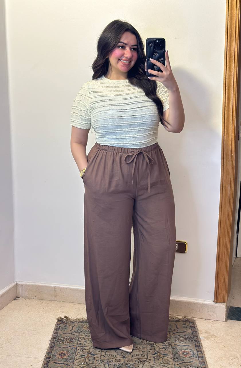 Textured Mock-Neck Short Sleeve Blouse