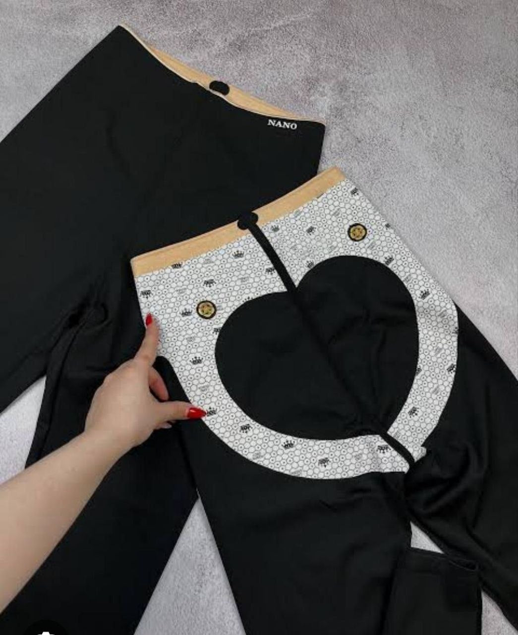 High-Waisted Body-Shaping Black Leggings