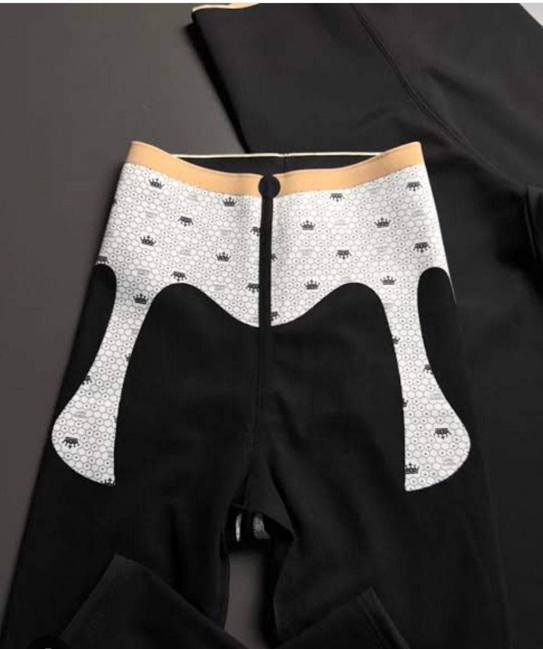 High-Waisted Body-Shaping Black Leggings