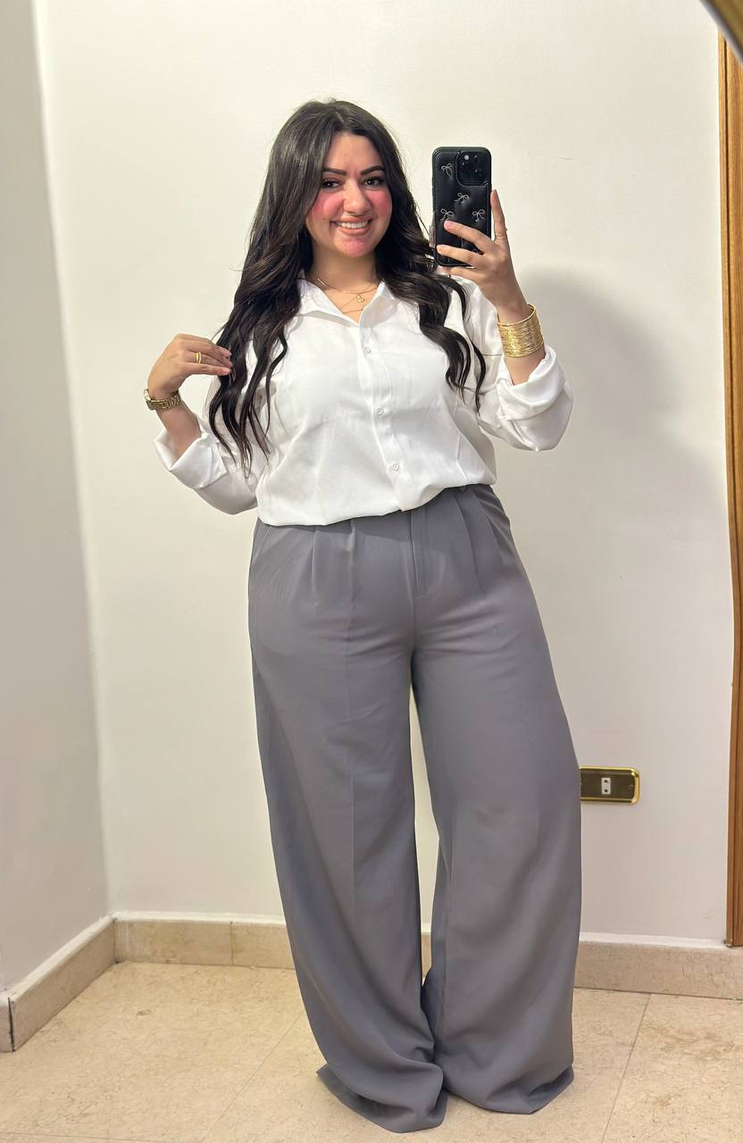 Classic Formal White Button-Down Shirt