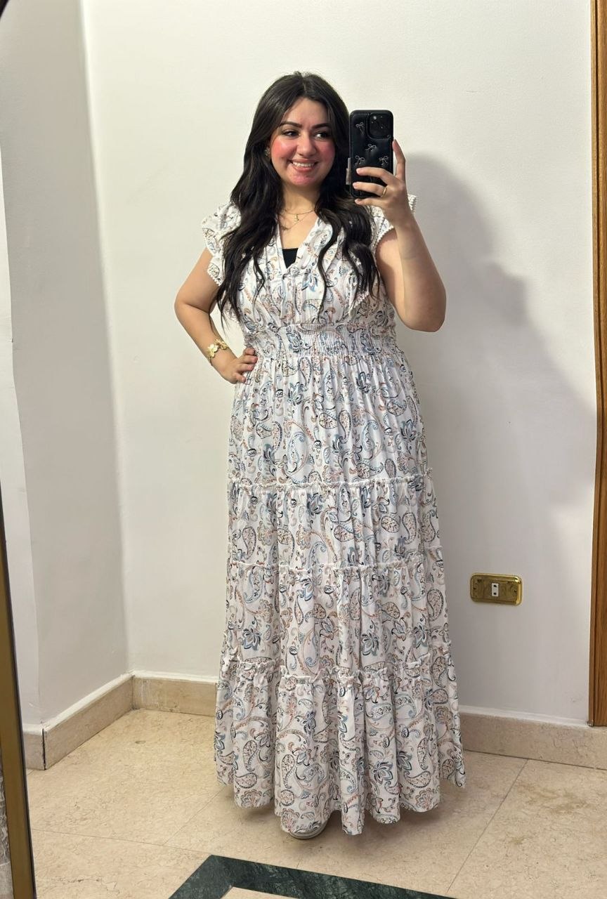Boho-Chic Paisley Maxi Dress
